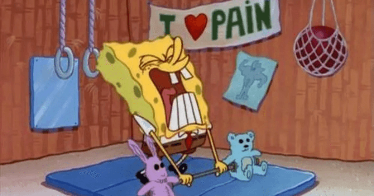 Spongebob lifting stuffed animals on sale